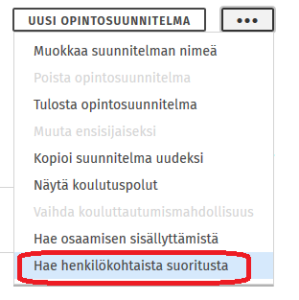 Kuvakaappaus Sisun käyttöliittymästä.