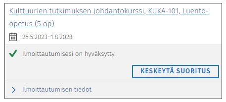 Kuvakaappaus Sisun käyttöliittymästä.