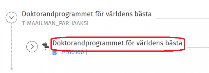 Skärmdump: planens rubrik