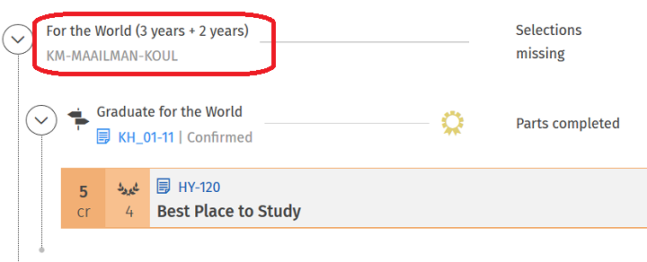 Screenshot of the user interface of Sisu.
