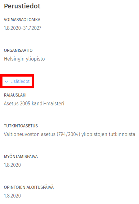 Kuvakaappaus Sisun käyttöliittymästä.