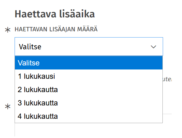 Kuvakaappaus Sisun käyttöliittymästä.