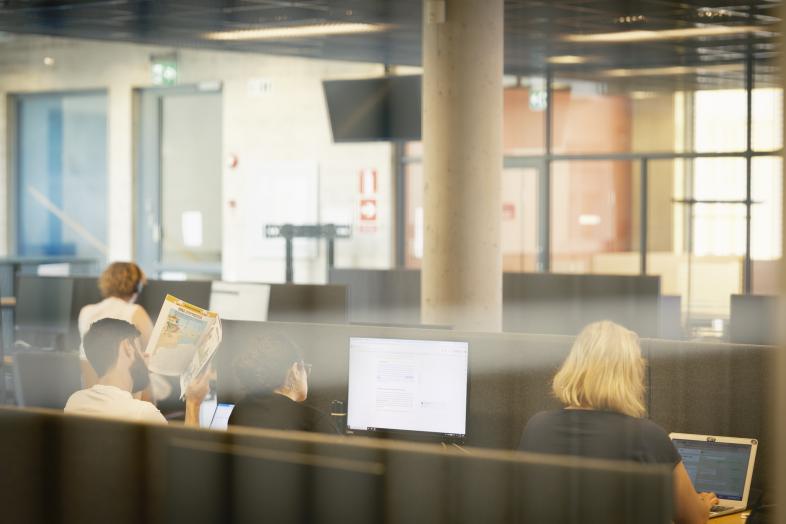 Tietokoneita oppimiskeskus Aleksandriassa