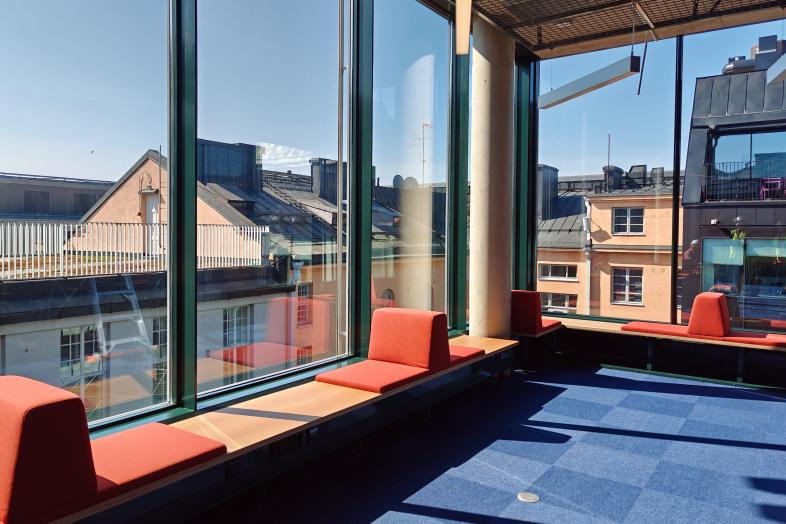 Oppimiskeskus Aleksandrian tiloja työmaakäynnillä 28.4.2025