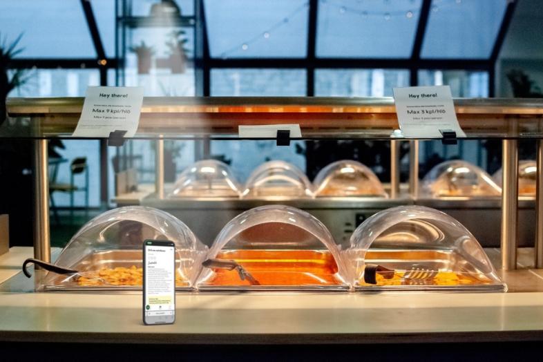 UniCafe-ravintolan lounaslinjasto.